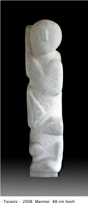 - Taranis -  2008  Marmor  88 cm hoch